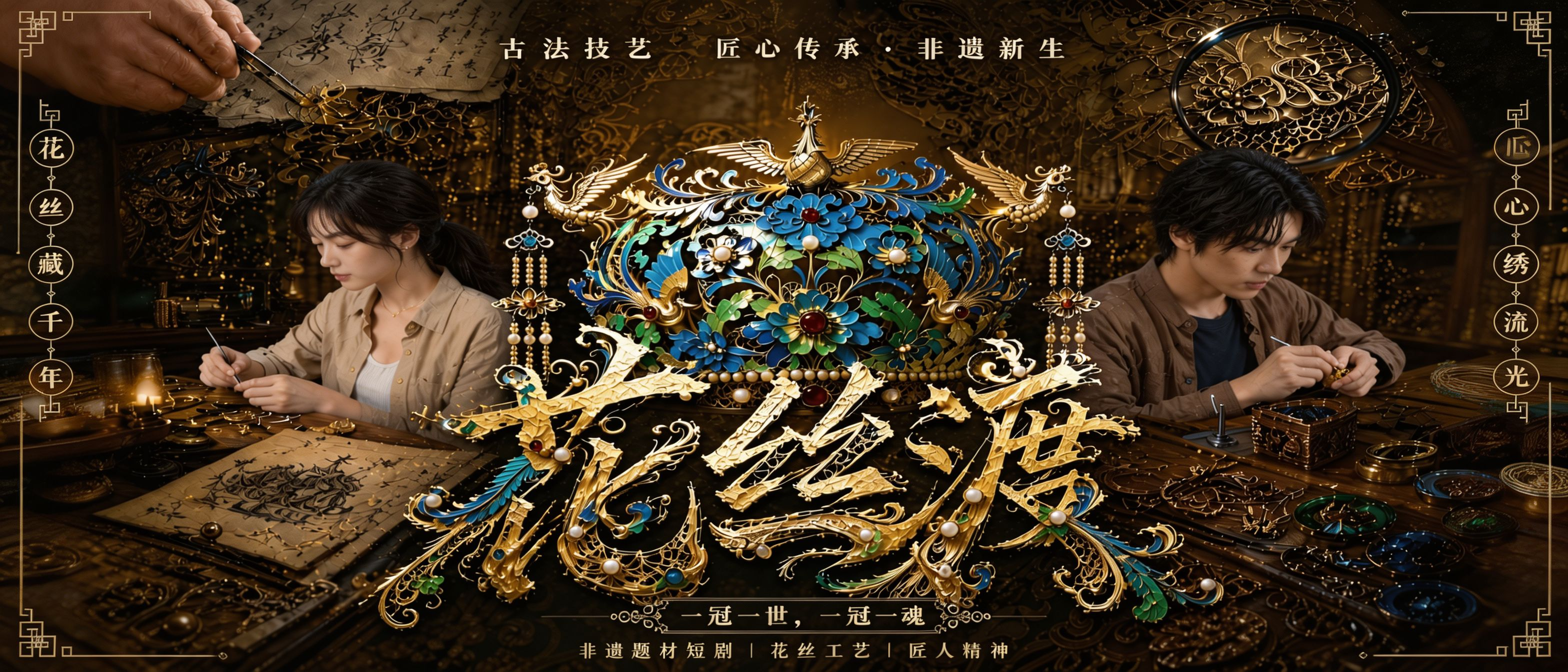 《花丝渡》海报